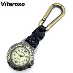 Vitaroso ヴィタロッソ　キーホルダーウォッチ　時計　バッグチャーム