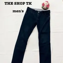 ザショップティーケー　メンズ　カジュアルパンツ　L ネイビー　ノンストレッチ