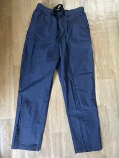 ネイビー カジュアルパンツ ウエストゴム