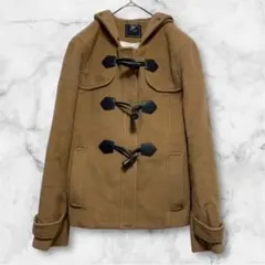 Swingle スウィングル　 ダッフルコート　キャメル　ボタン付き