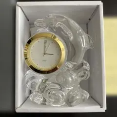 H&B HOYAクリスタルガラス イルカ置物　箱付き