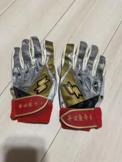 大島洋平 実使用バッティング手袋 - メルカリ