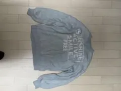 グレー クルーネック ニット