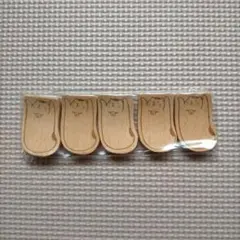 猫デザイン 木製 箸置き 5個セット