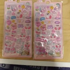 動物キャラクターボンボンシール2枚セット