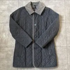 ラベンハム　LAVENHAM36サイズ　グレー キルティングジャケット