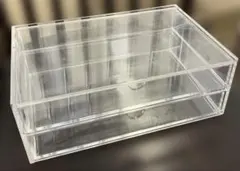 無印良品 重なるアクリルケース２段引出・大