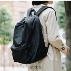 DEAN&DELUCA リュック ブラック　ファスナー傷あり