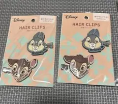 ヘアクリップ　バンビ　ディズニー