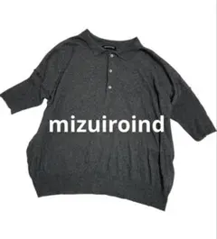 mizuiroind ミズイロインド ポロシャツ　ラメニットのサムネイル