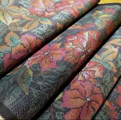 大島紬はぎれ お袖【37×102cm】