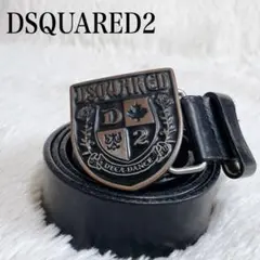 DSQUARED ディースクエアード2 ベルト デカロゴバックル レザー DSQUARED ディースクエアード2 ベルト デカロゴバックル レザー