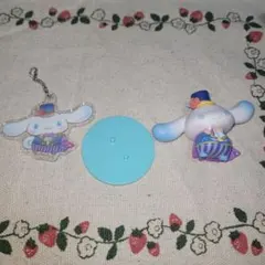 ハッピーくじ シナモロール ゴスロリ衣装 アクリルチャーム&フィギアセット