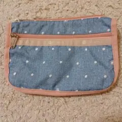 レスポートサック　ドッド柄ポーチ