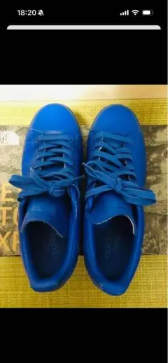 レア美品】アディダス スタンスミス オールブルー ワントーン 27.5 