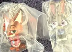 ズートピア2めじるしアクセサリー ニック ワイルド ジュディ ホップス2個セット