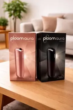 新品未開封 Ploom Aura 2台セット(ローズゴールド＆ジェットブラック)