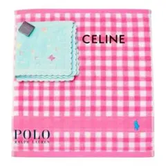 【新品・未使用】セリーヌ＆ラルフローレン ハンドタオル 2枚セット