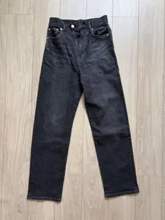 NOLLEY’S ノーリーズ ブラックデニム ストレートデニム 34 XS 美品のサムネイル