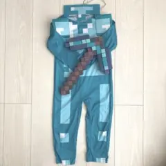 マインクラフト マイクラ ダイヤモンド スーツ ツルハシ コスプレ ハロウィン