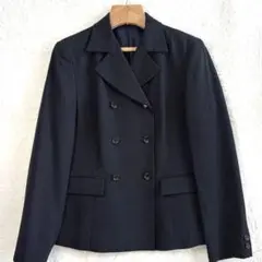 テーラードジャケット 11号 ウール混 シルク混 通勤 NEWYORKER