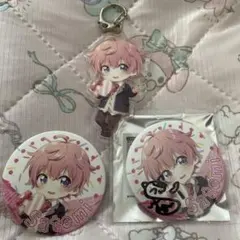すとぷり さとみ 缶バッジ キーホルダー サイン入り