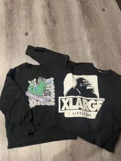 XLARGE KIDS トレーナー　2枚セット