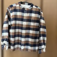 無印良品　ネルシャツ　130cm