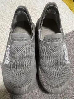 HOKA スリッポン ベージュ 25cm