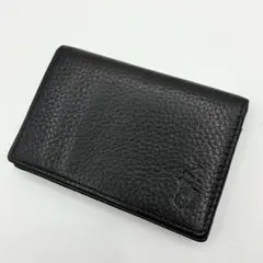【極美品】ポロラルフローレン　名刺入れ　レザー　ブラック　ロゴ