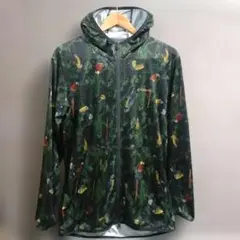 Columbia /バード鳥プリント ナイロンジャケットフーディ