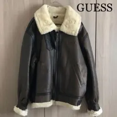 GUESS ゲス　B-3 フライトジャケット　本革