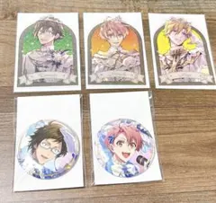 アイナナ アイスタ 缶バッジ/きらきらクリアステッカー 5点セット(ピタゴラ組)