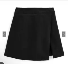 インパン裏地付きラップ風ミニスカート ai86