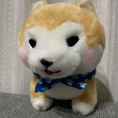 まるたま　豆しば三兄弟4　ボールチェーン付きマスコット まさお