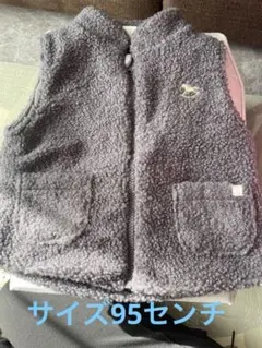 Cottoli グレー フリース ベスト