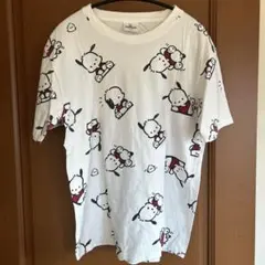 ポチャッコ　キャラクター柄 ホワイト Tシャツ Mサイズ