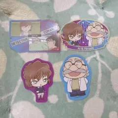 名探偵コナン SDダイカットステッカーセット5 灰原哀 阿笠博士 4枚入り