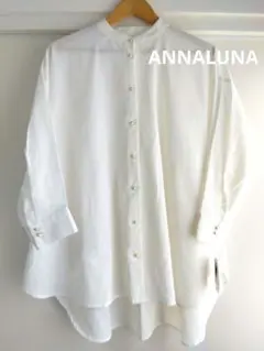 ANNALUNA アンナルナ ブラウス 長袖シャツ ゴールドボタンのサムネイル