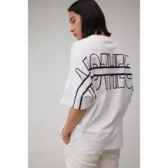 アズールバイマウジー　メンズ　APOTHEOSIS ビッグT 半袖Tシャツ　白