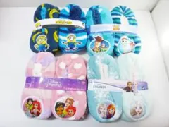 ディズニー 4種 スリッパソックス 室内履き ルームシューズ Mサイズ