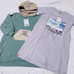 新品、未使用　ブリーズ　ワンピース　2点セット　100 110