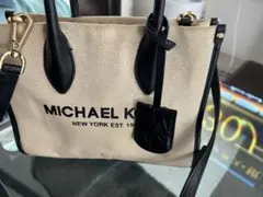 MICHAEL KORS ショルダーバッグ ベージュ/ブラック