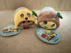 寝そべりマスコット2点セット なめこ ふなっしー