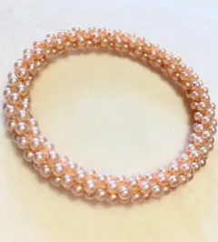 ブレスレット　ビーズブレスレット　ビーズクロシェ　ビーズ