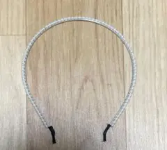 クリアパールカチューシャ