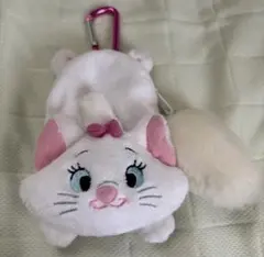 ディズニーリゾート　マリーちゃん　カラビナ付きポーチ　コインケース