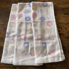 タオルエプロン3枚セット　助かる大きめゼッケン付き！