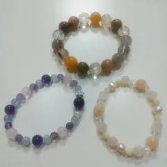 天然石ブレスレット　３点セット販売