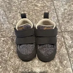 asics アシックス　キッズ　ベビー　シューズ　スニーカー　グレー　スクスク